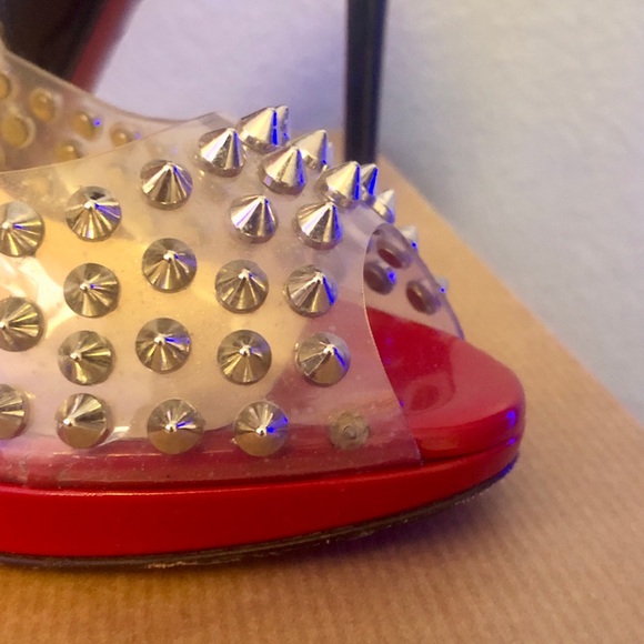 Christian Louboutin open toe spike - Picture 4 of 4
